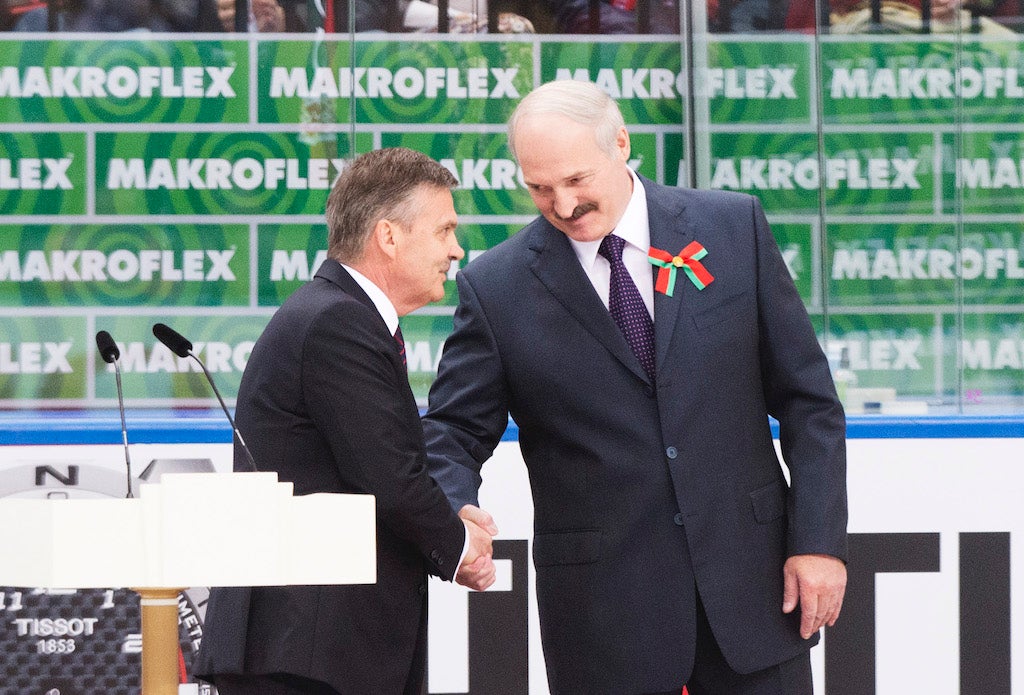 (16750) René Fasel/Aleksandr Lukasjenko