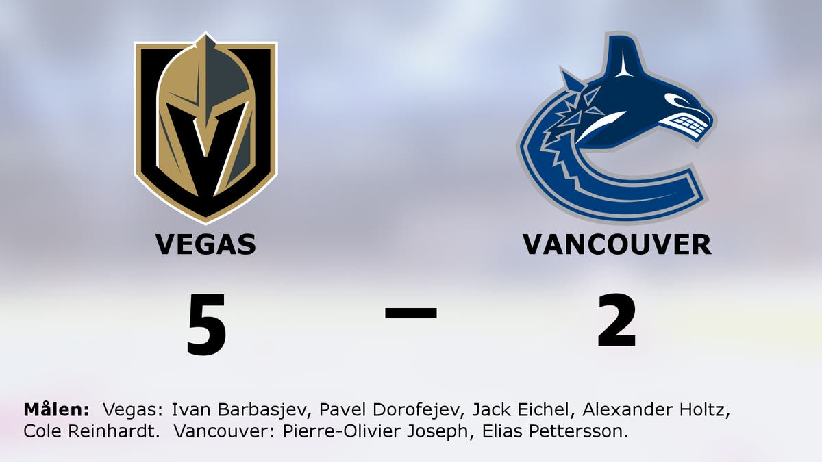 Vegas tog ny seger mot favoritmotståndet