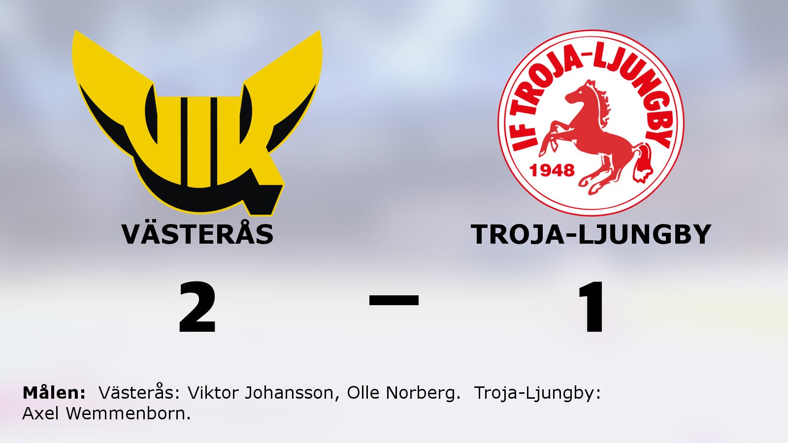 Västerås segrade på nytt i serien mot Troja-Ljungby
