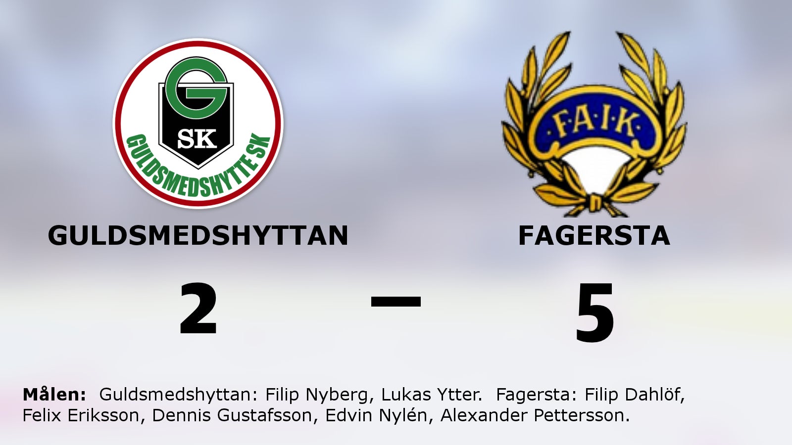 Svårstoppade Fagersta fortsätter vinna – 5–2 mot svaga Guldsmedshyttan