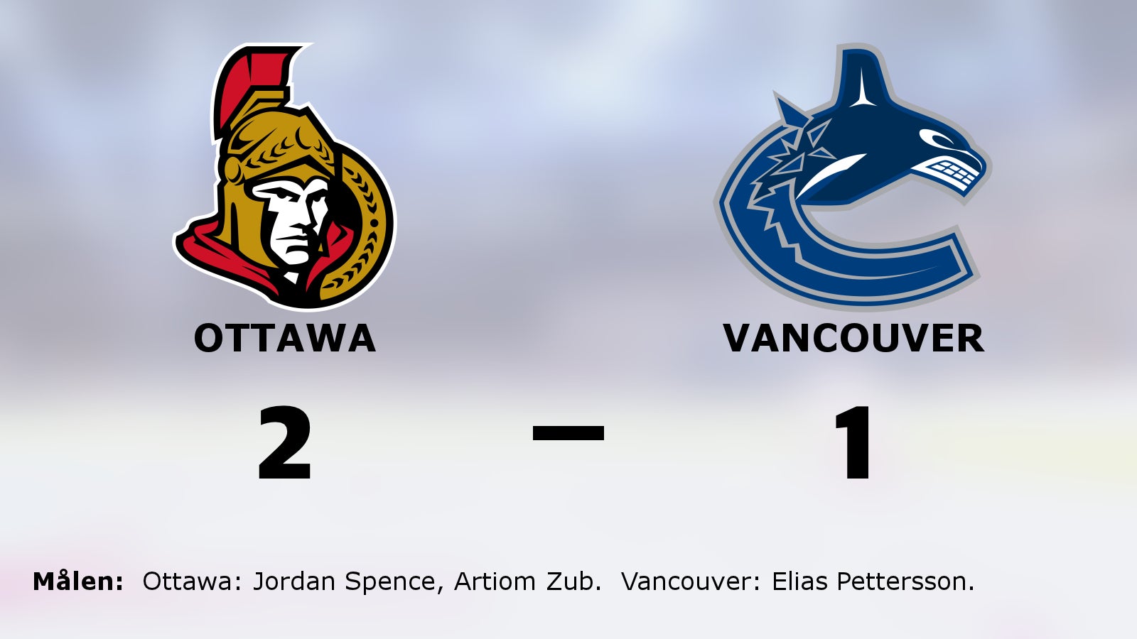 Efter fyra förluster i rad – äntligen är sviten bruten för Ottawa