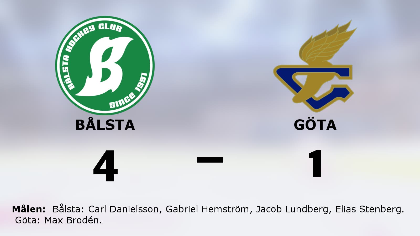 4–1-seger för Bålsta – besegrade Göta