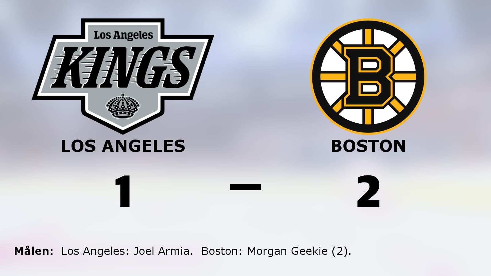 Förlängningsseger för Boston mot Los Angeles