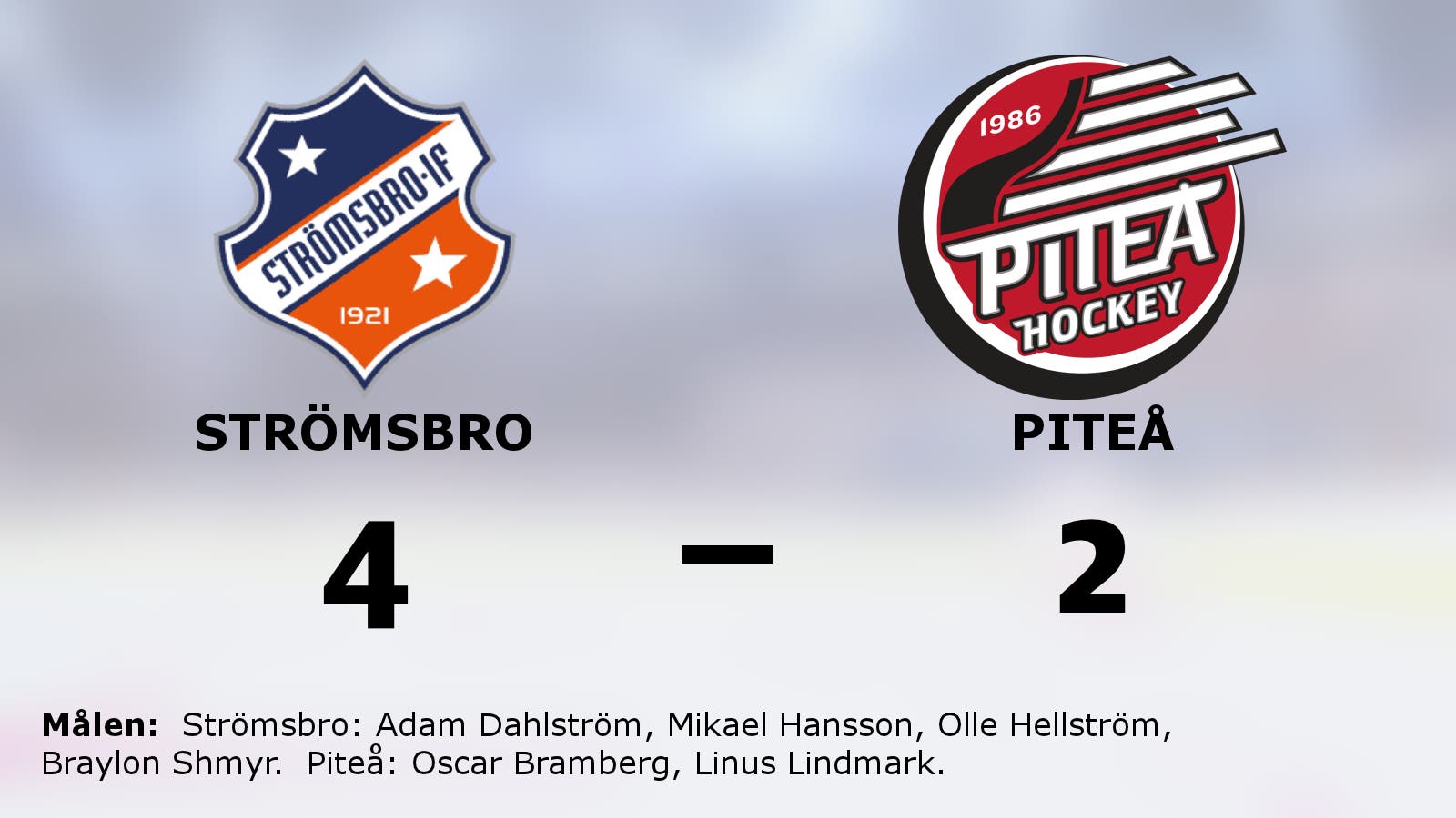 Tre raka mål fixade segern för Strömsbro