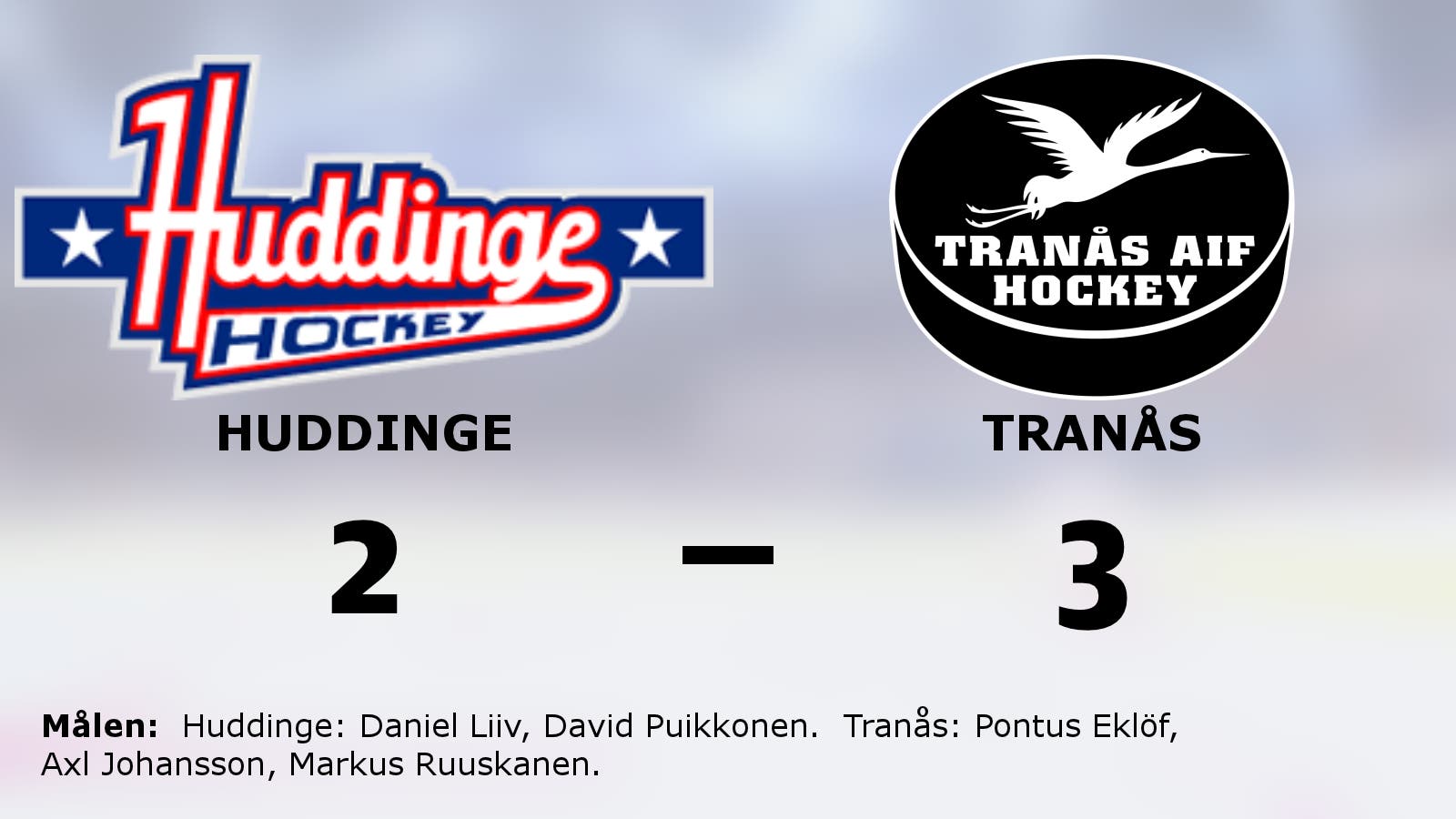 Tranås avgjorde i straffläggningen borta mot Huddinge