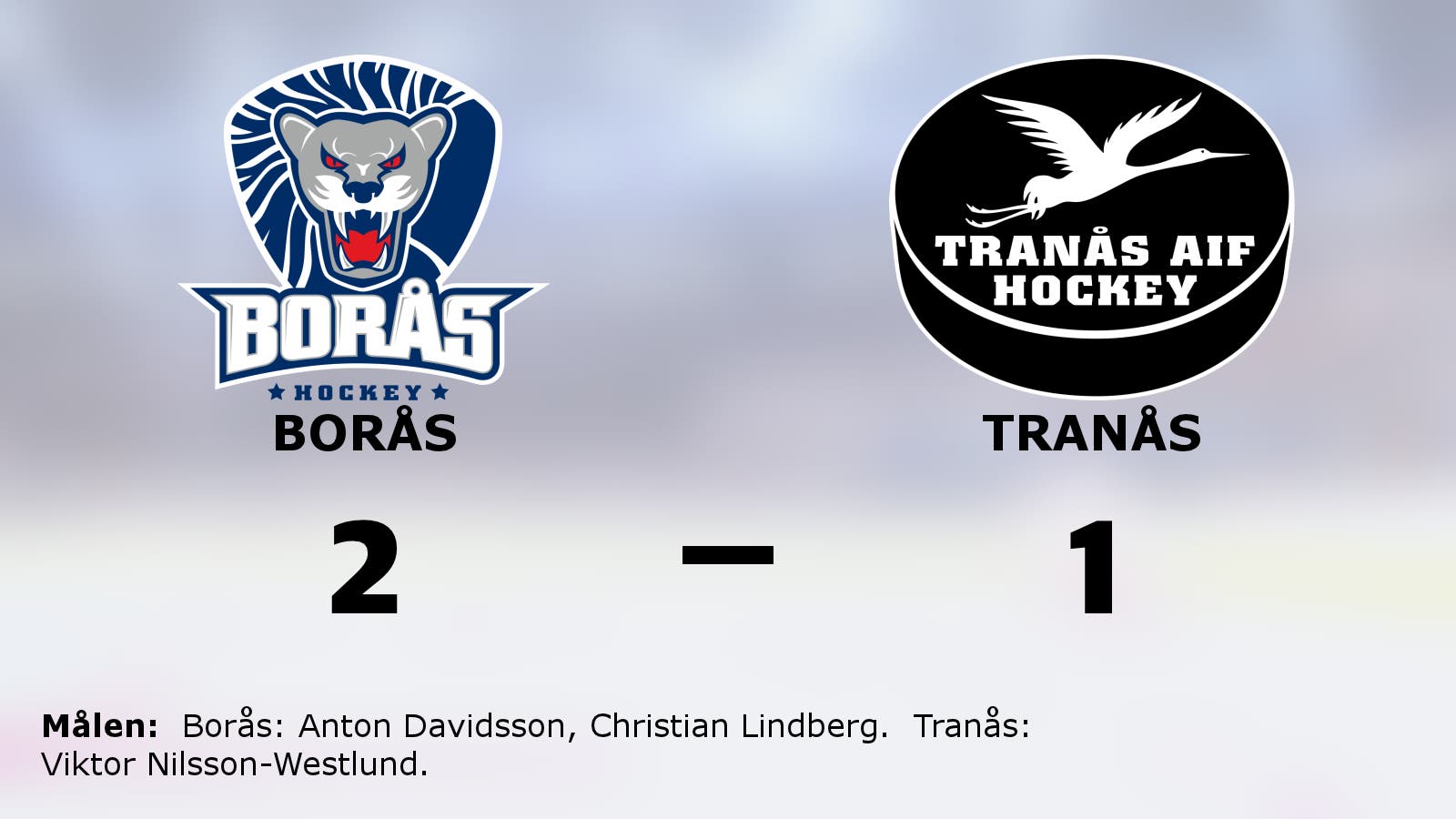 Efter sju raka segrar tog vinstsviten slut för Tranås