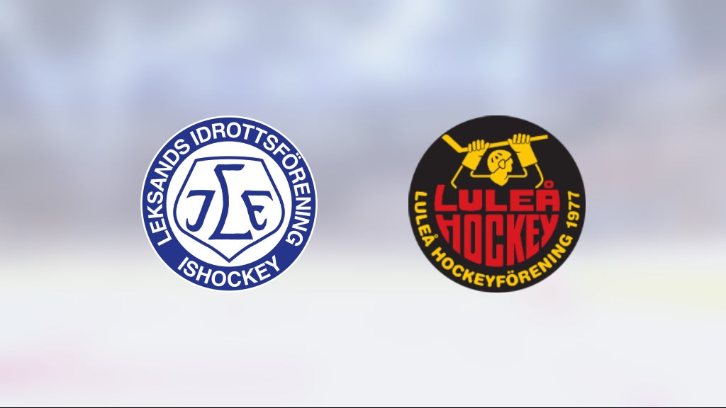 Seger för Luleå med 4–1 mot Leksand