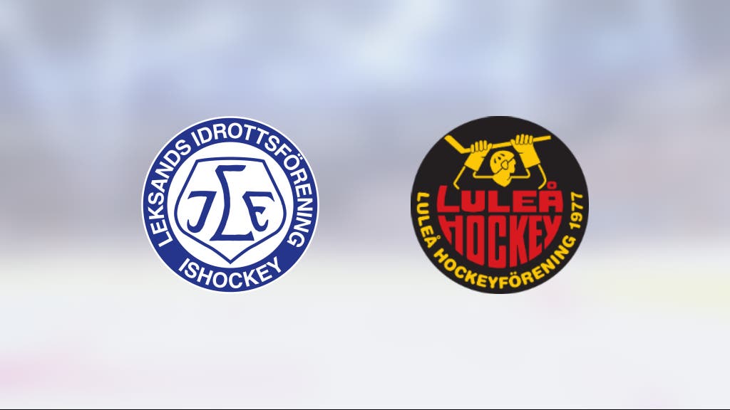 Seger för Luleå med 4–1 mot Leksand