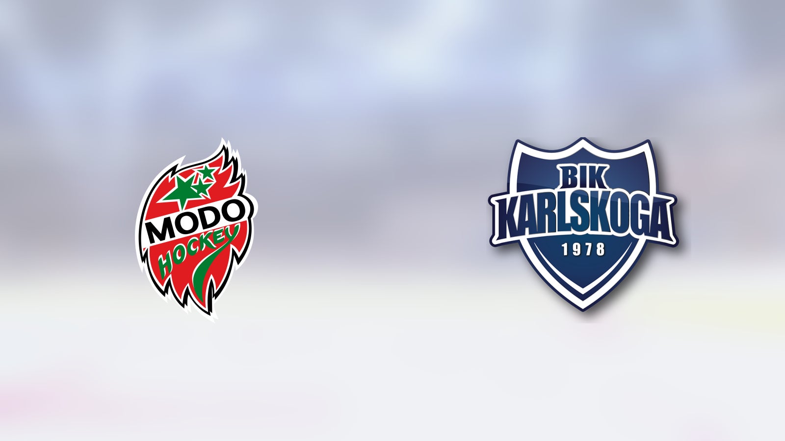 Modo Hockey möter Bik Karlskoga i hockeyallsvenskan