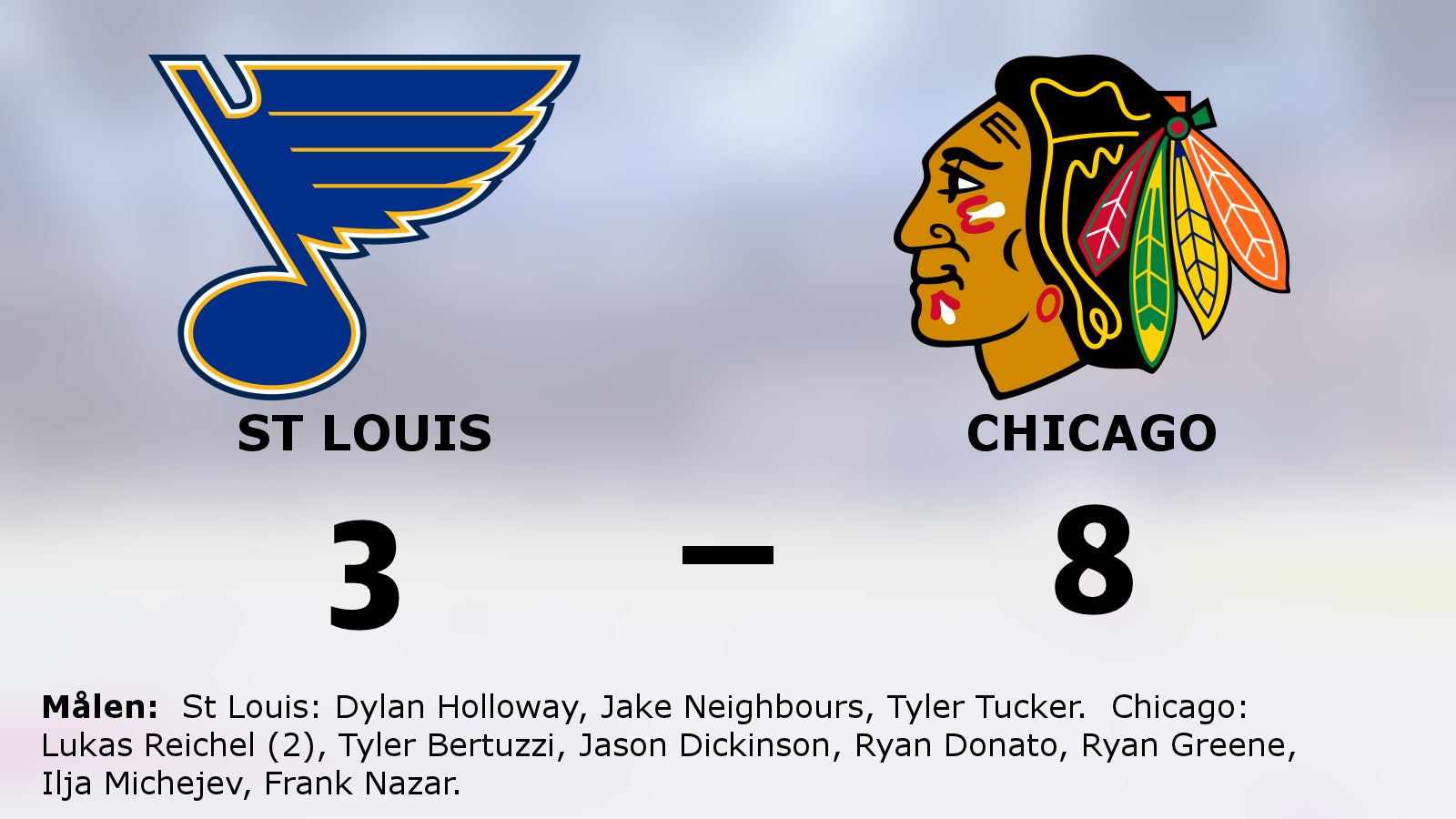 Chicago tog klar seger mot St Louis
