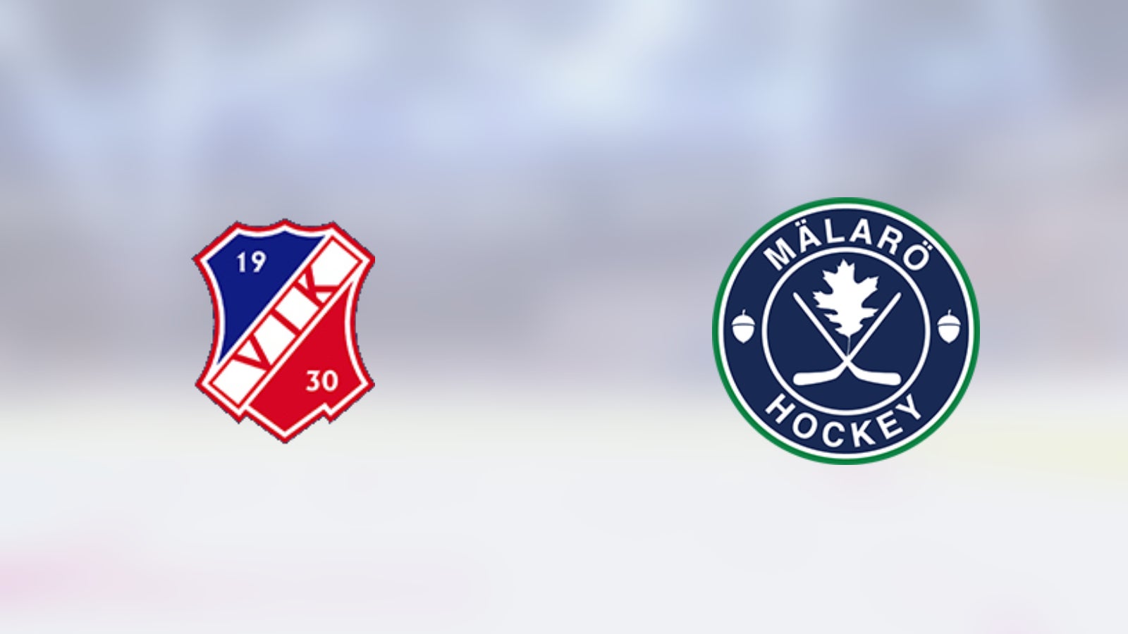 Mälarö Hockey spelar borta mot Viggbyholm/Waxholm i Saneco-Hallen i kväll