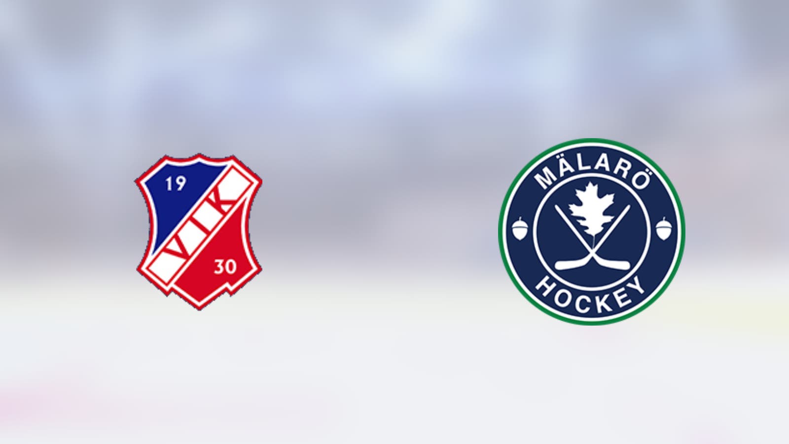 Mälarö Hockey spelar borta mot Viggbyholm/Waxholm i Saneco-Hallen i kväll