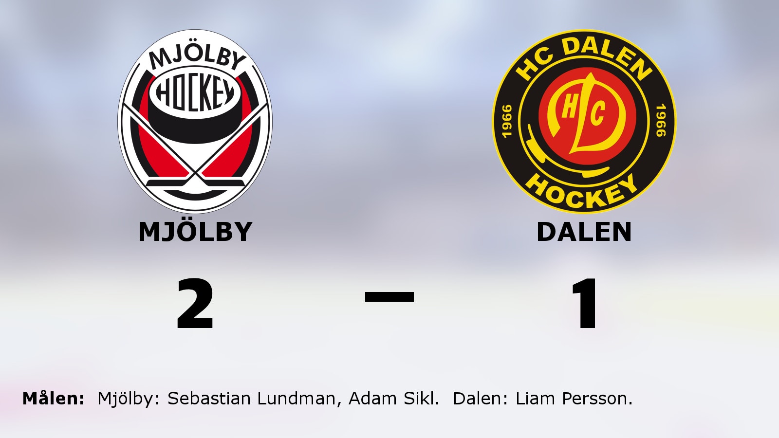 Tre poäng till Mjölby efter avgörande i slutperioden mot Dalen