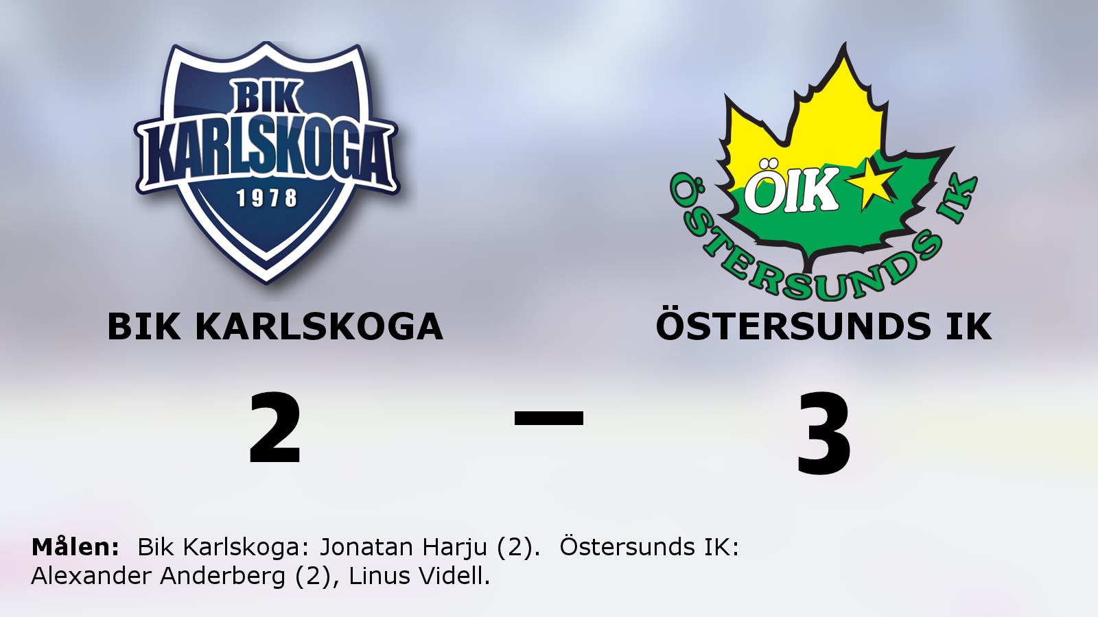 Matchhjälten Alexander Anderberg kvitterade – och avgjorde för Östersunds IK