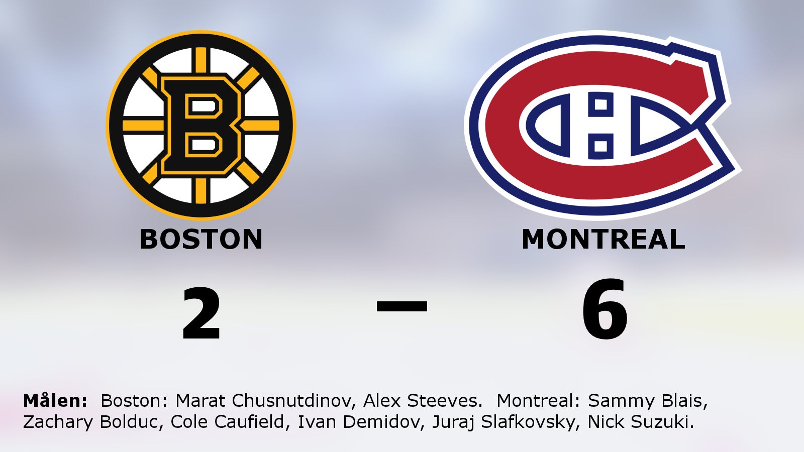 Montreal avgjorde i slutperioden mot Boston