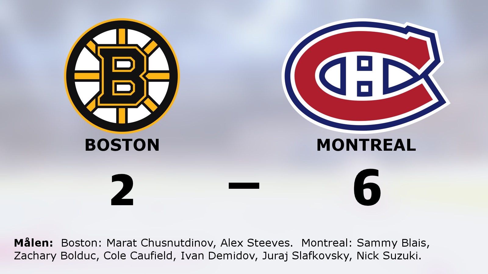 Montreal avgjorde i slutperioden mot Boston