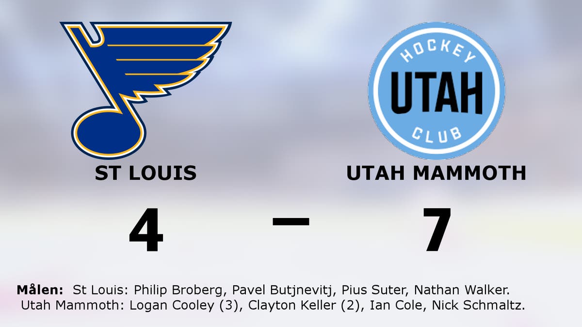 Formstarka Utah Mammoth vann mot St Louis