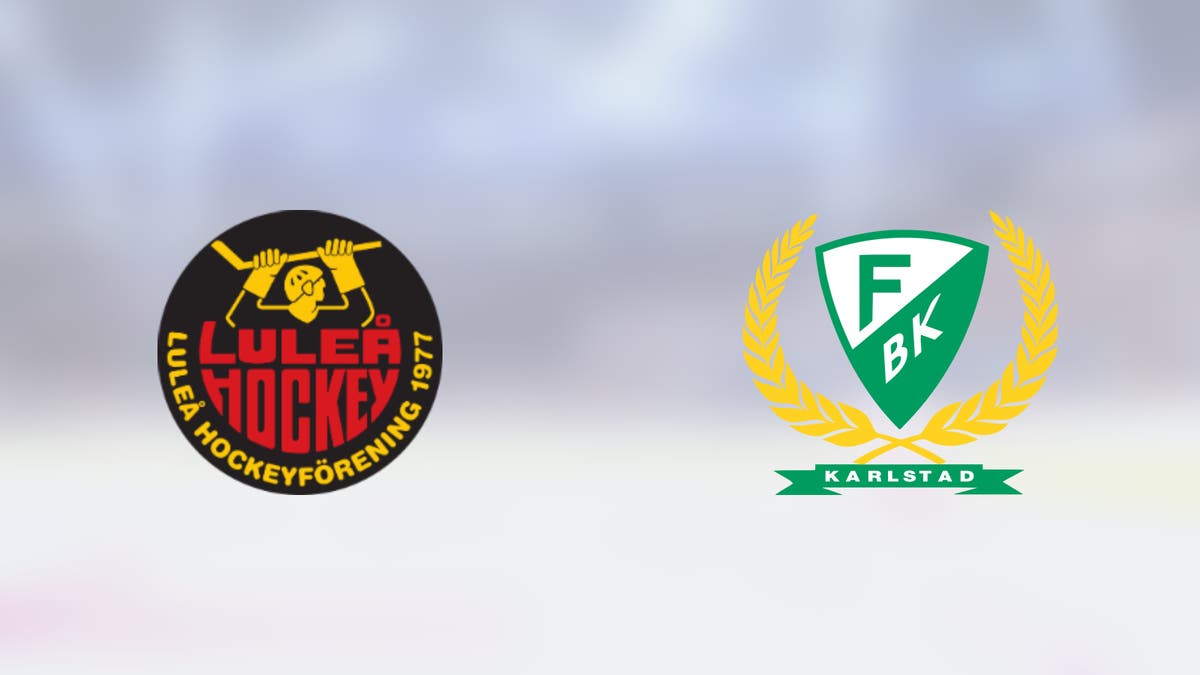 Luleå möter Färjestad efter förlusten senast