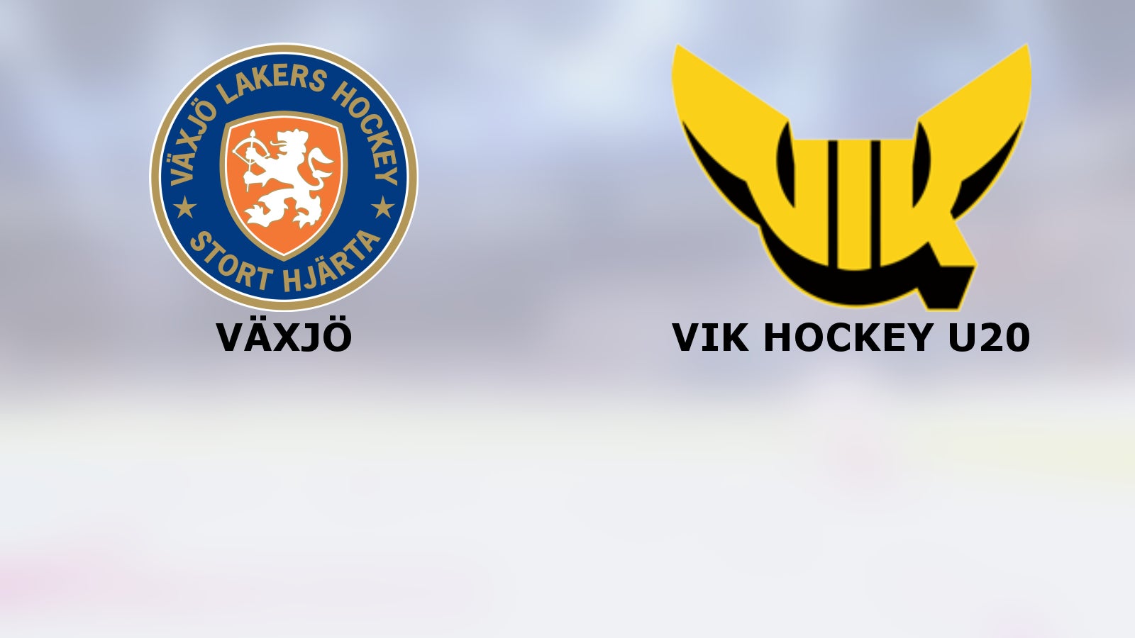 Formsvaga VIK Hockey U20 möter Växjö på bortaplan