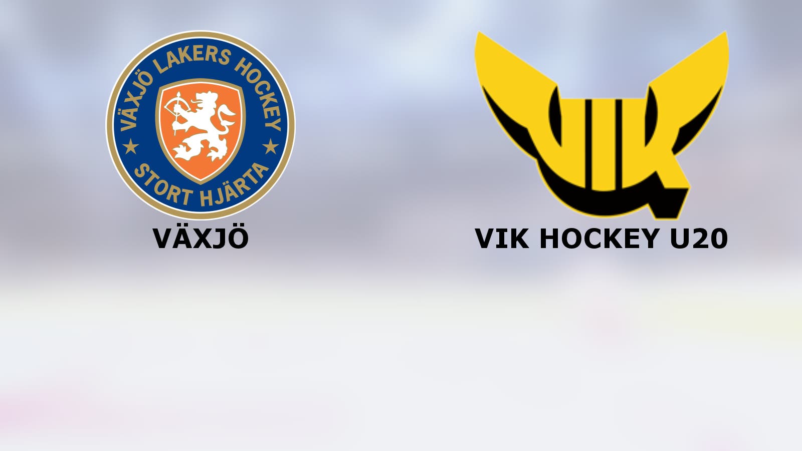 Formsvaga VIK Hockey U20 möter Växjö på bortaplan