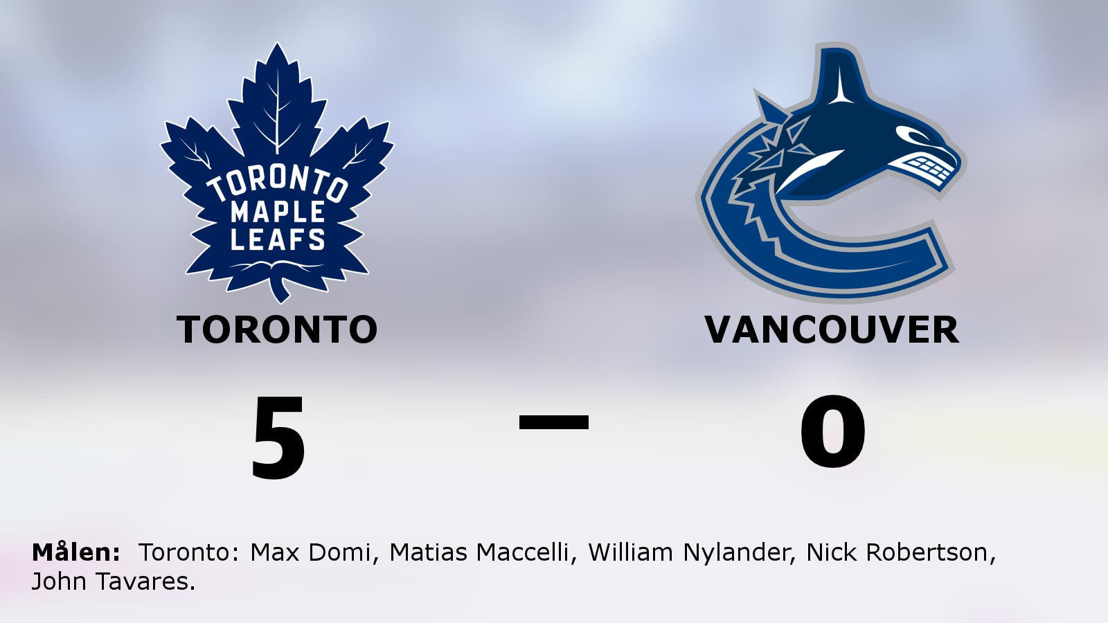 Toronto svårslaget på hemmaplan – nu sju raka segrar hemma