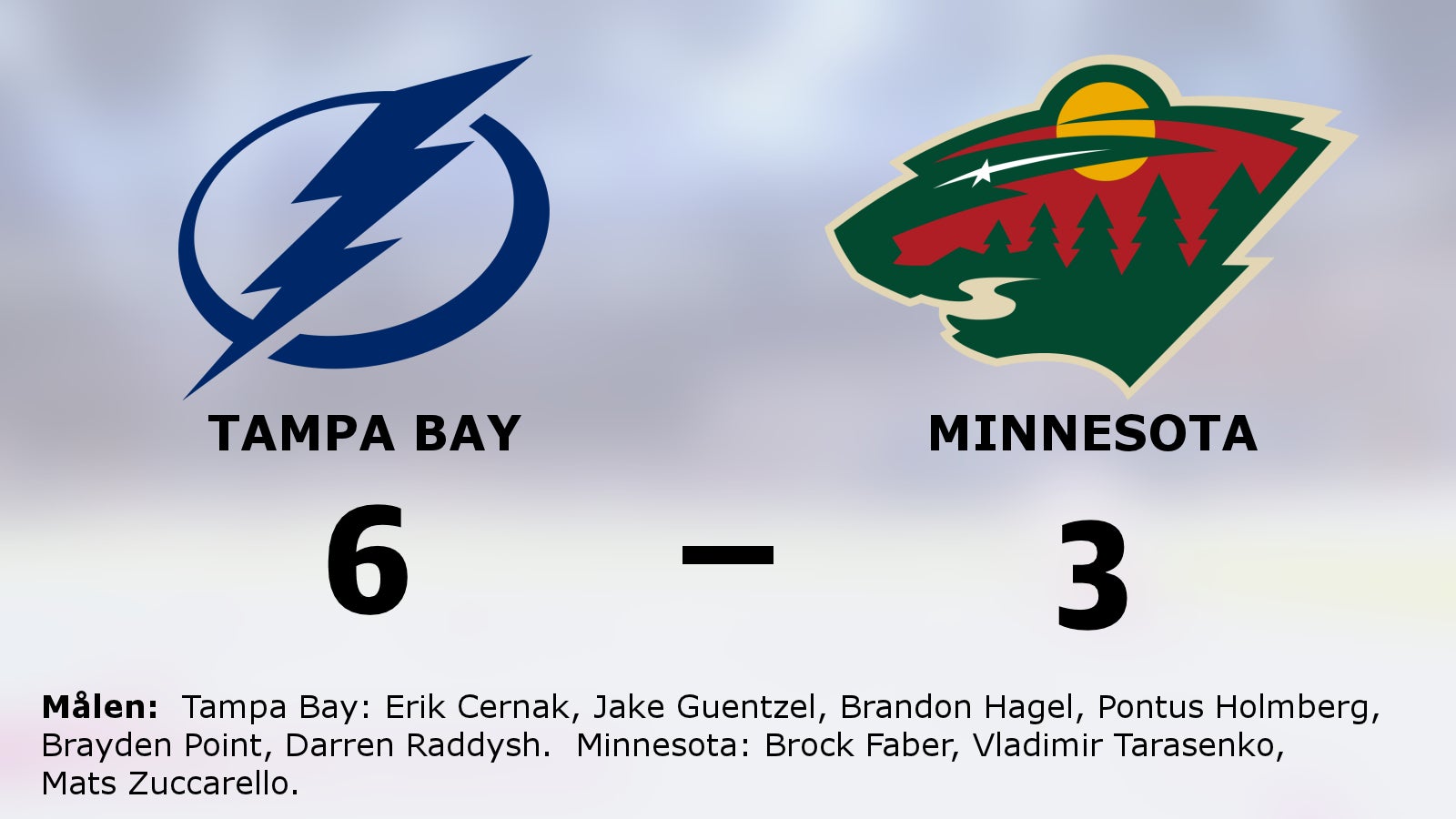 Tampa Bay segrade i toppmötet mot Minnesota