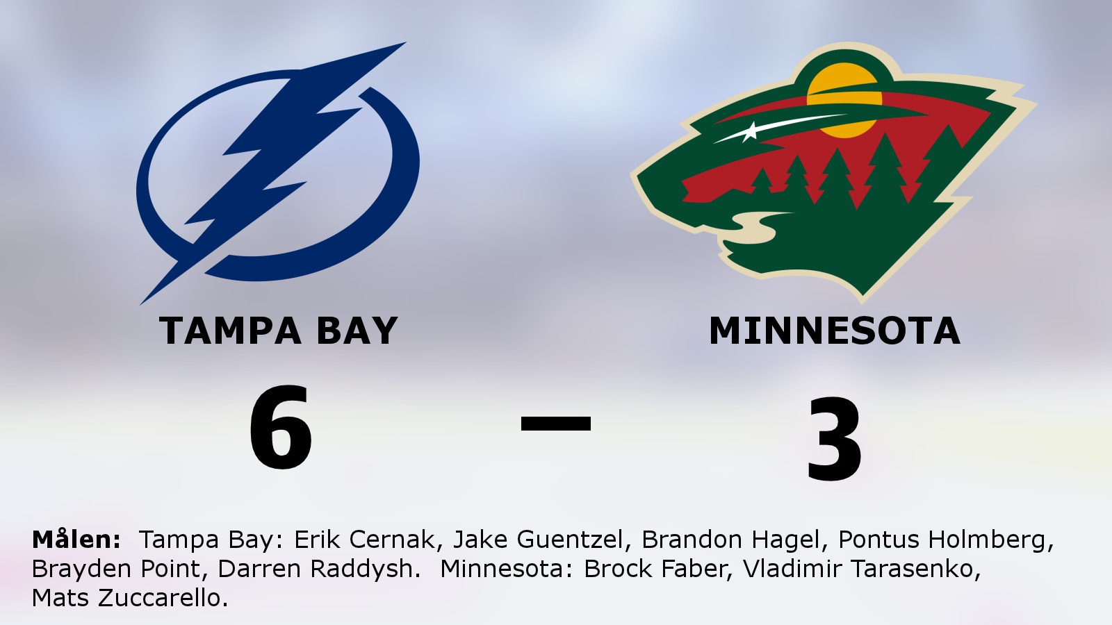 Tampa Bay segrade i toppmötet mot Minnesota