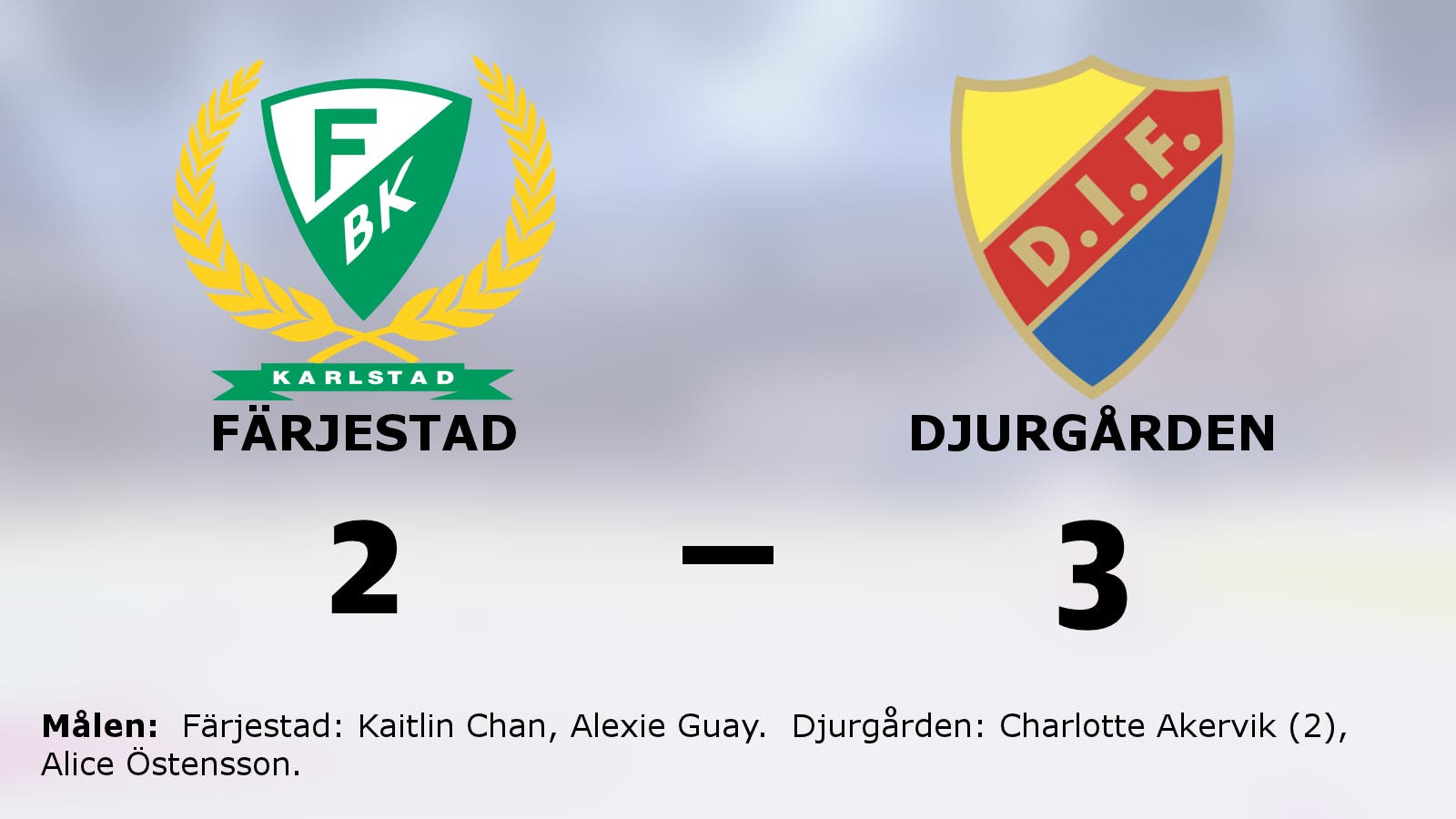 Stark sista period avgjorde för Djurgården borta mot Färjestad