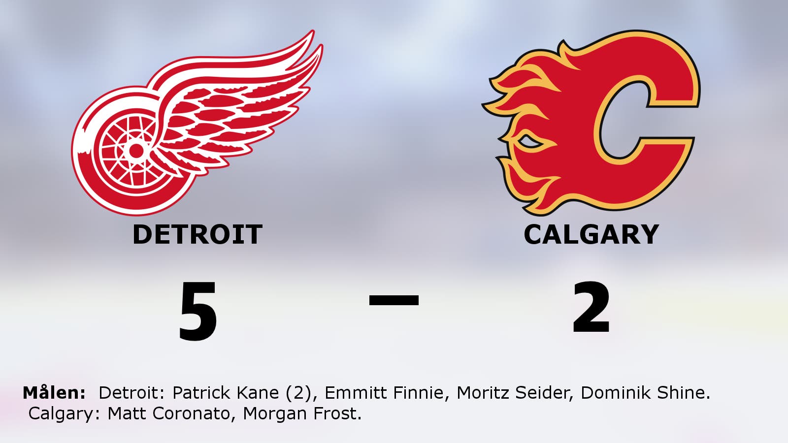 Ny seger för Detroit mot favoritmotståndet