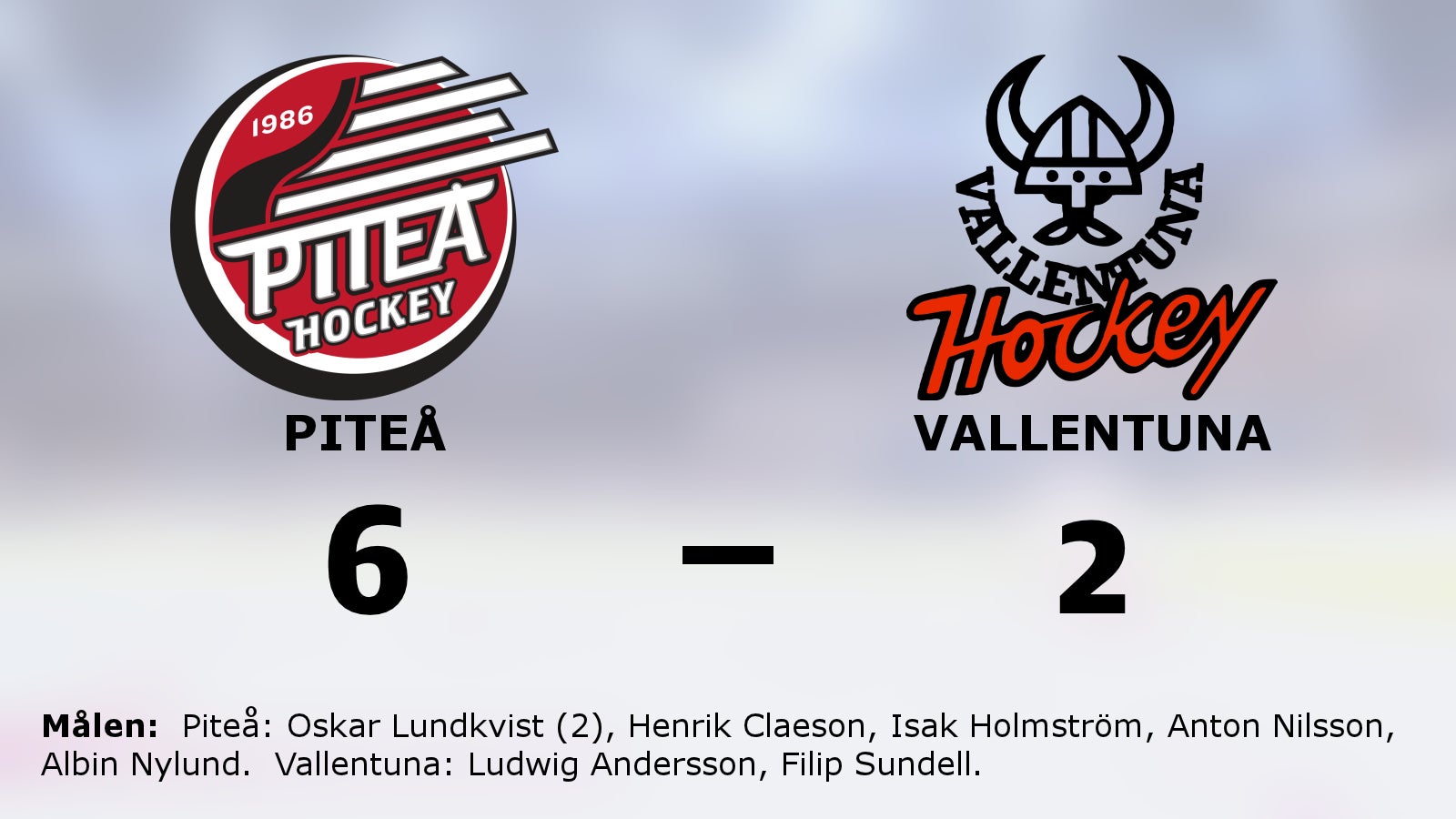 Piteå vann mot Vallentuna – trots underläge