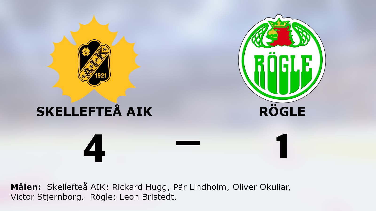 Drömstart när Skellefteå AIK mot Rögle