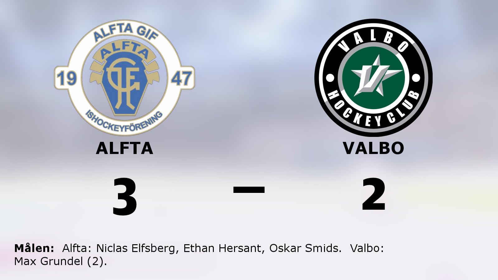 Alfta vann i förlängningen mot Valbo