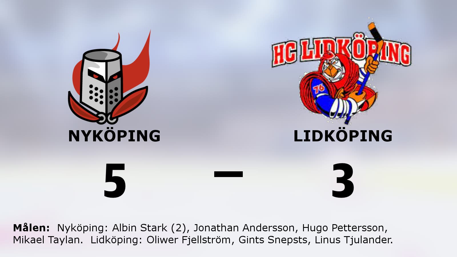 Nyköping vann mot Lidköping