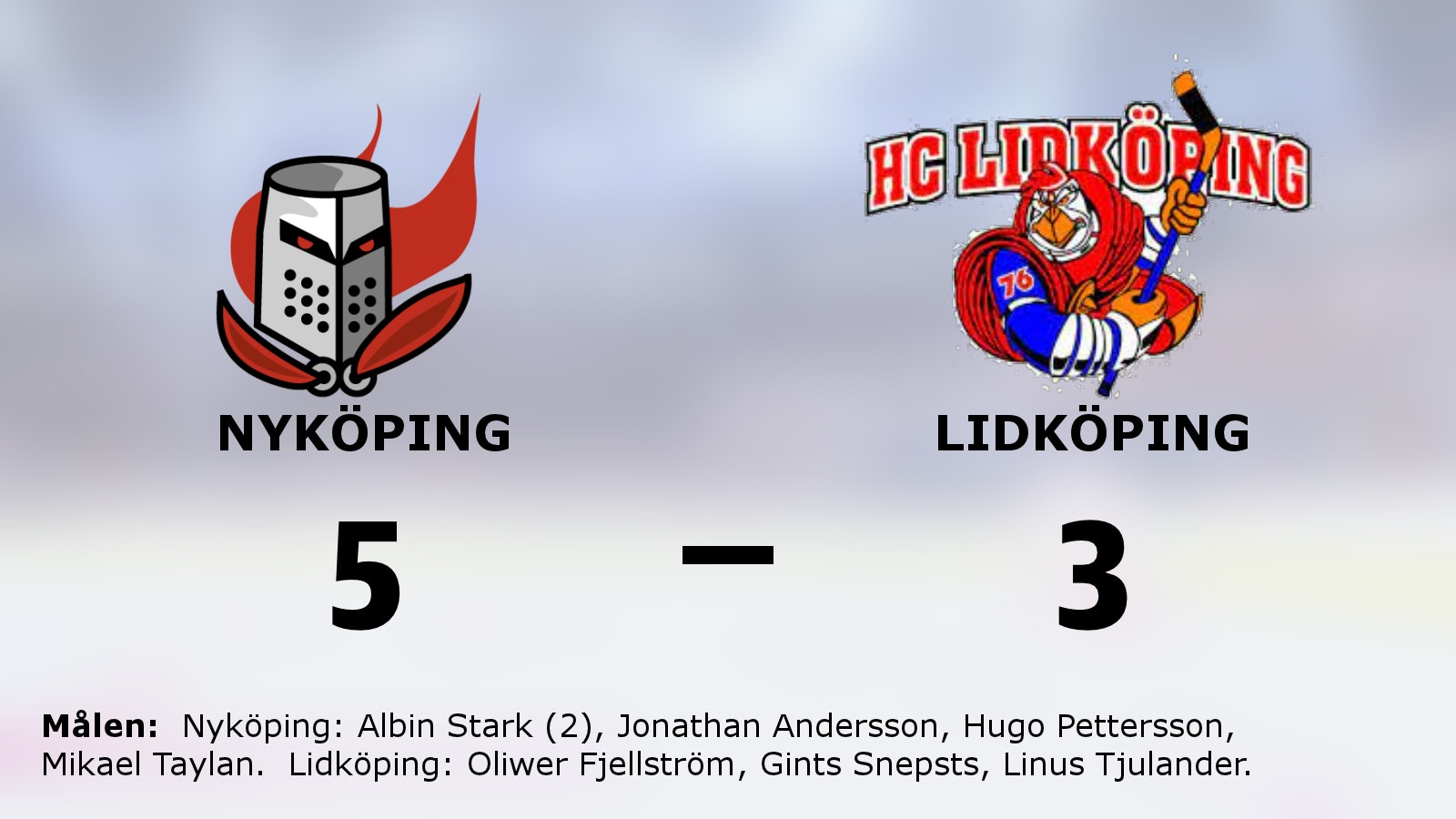 Nyköping vann mot Lidköping