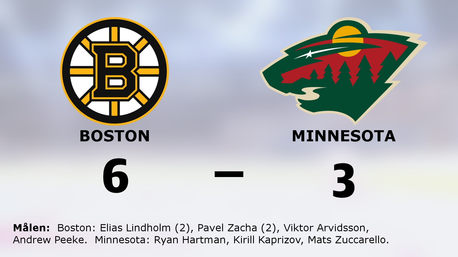 Boston säkrade seger mot Minnesota