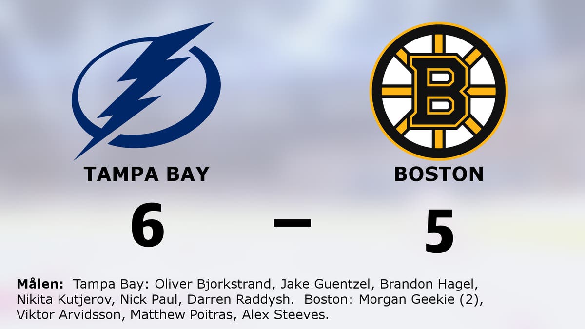 Tampa Bay stod för jättevändning mot Boston
