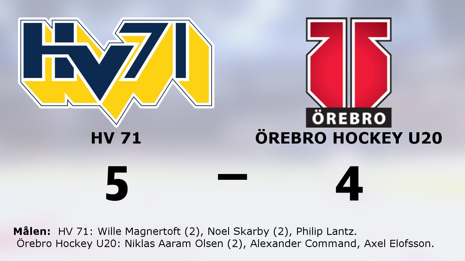 Revansch och tre poäng för HV 71