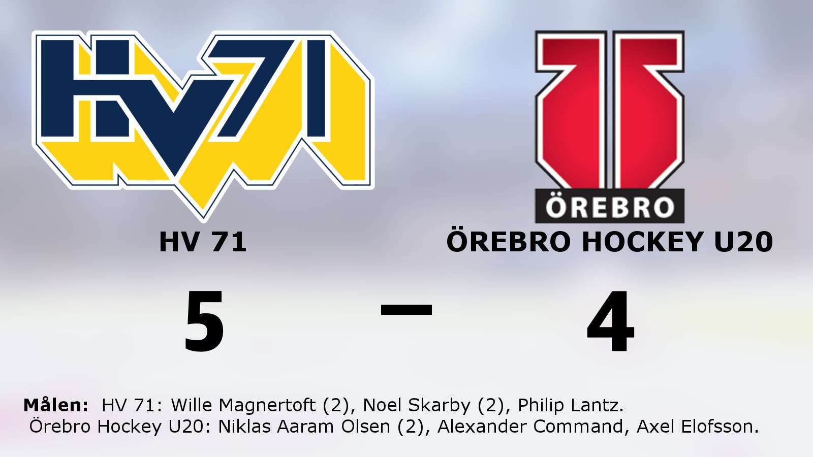 Revansch och tre poäng för HV 71
