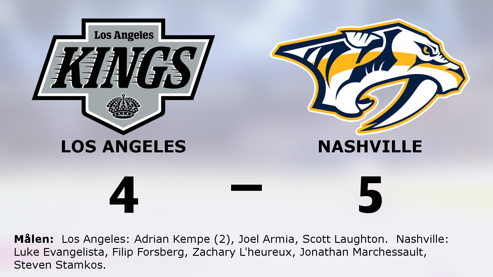 Straffar avgjorde när Nashville vann mot Los Angeles