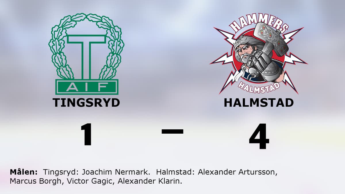 Halmstad vann på bortaplan mot Tingsryd