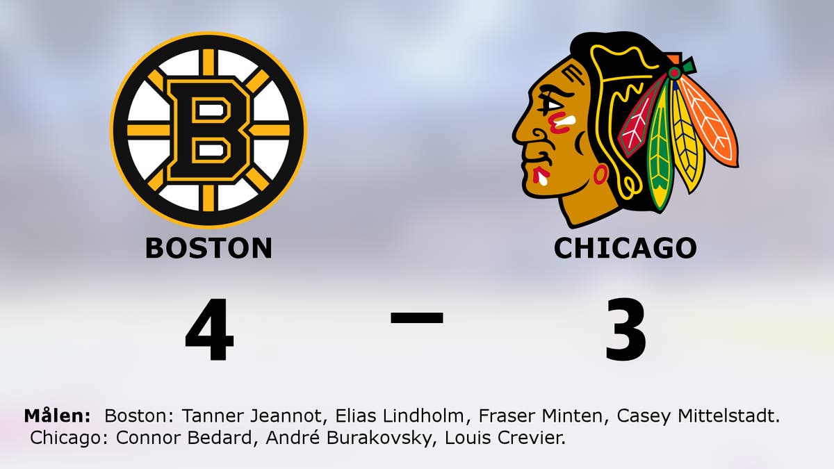 Förlängningsseger för Boston mot Chicago