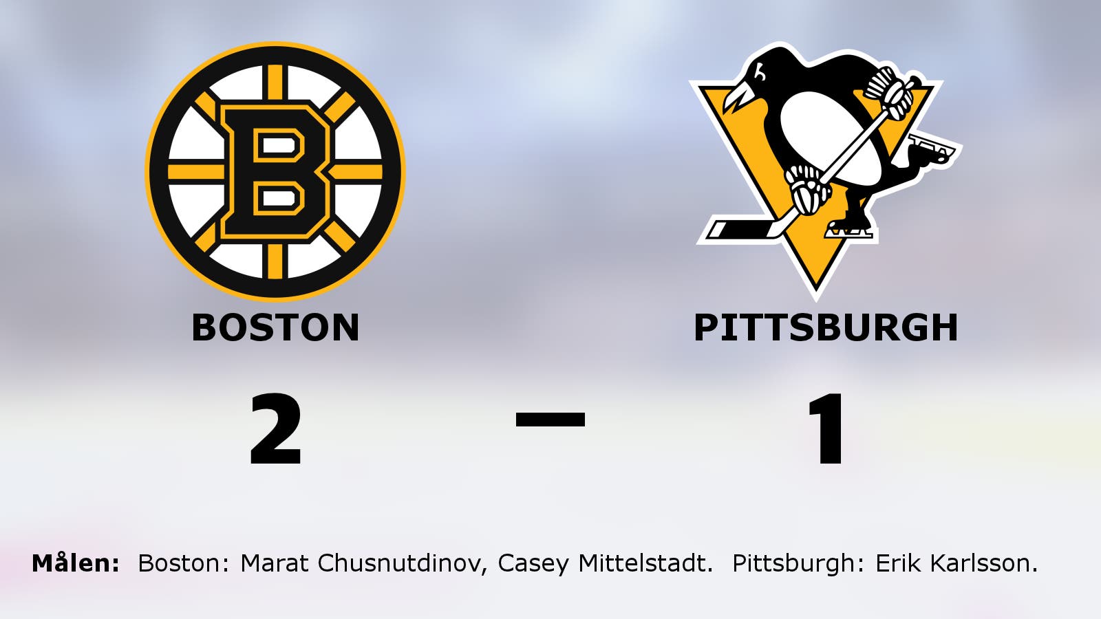 Boston fortsätter vinna mot favoritmotståndet