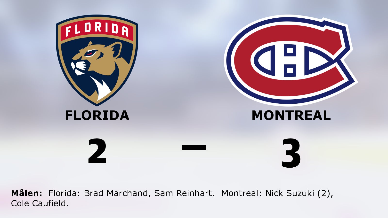 Matchhjälten Nick Suzuki kvitterade – och avgjorde för Montreal