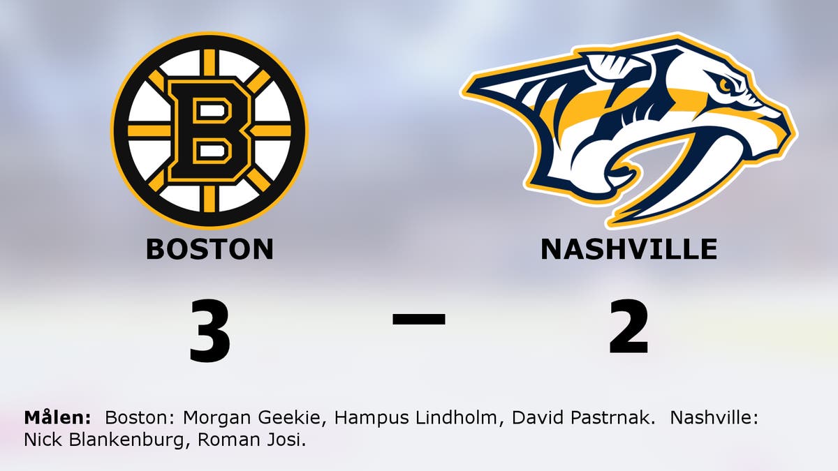 Boston vann i förlängningen mot Nashville