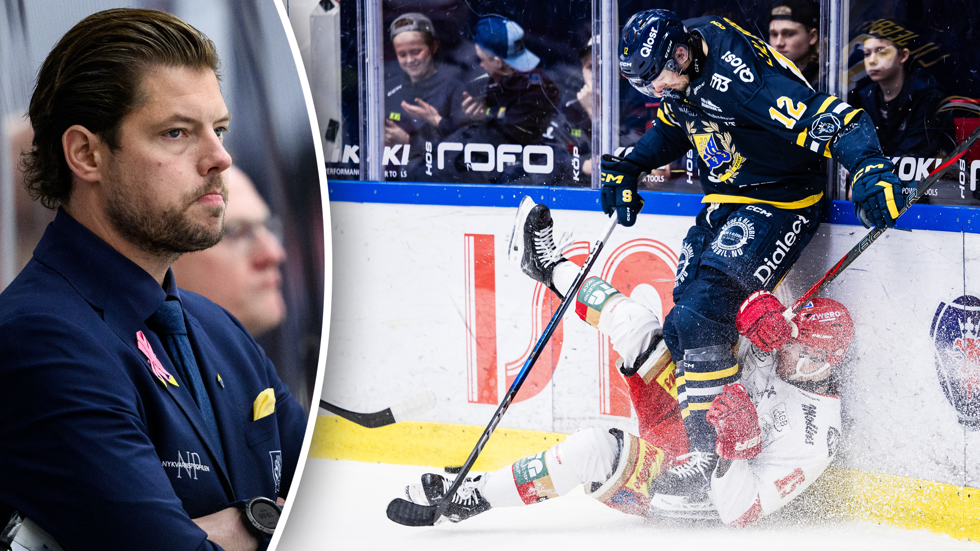 SSK tackling Mattias Zackrisson