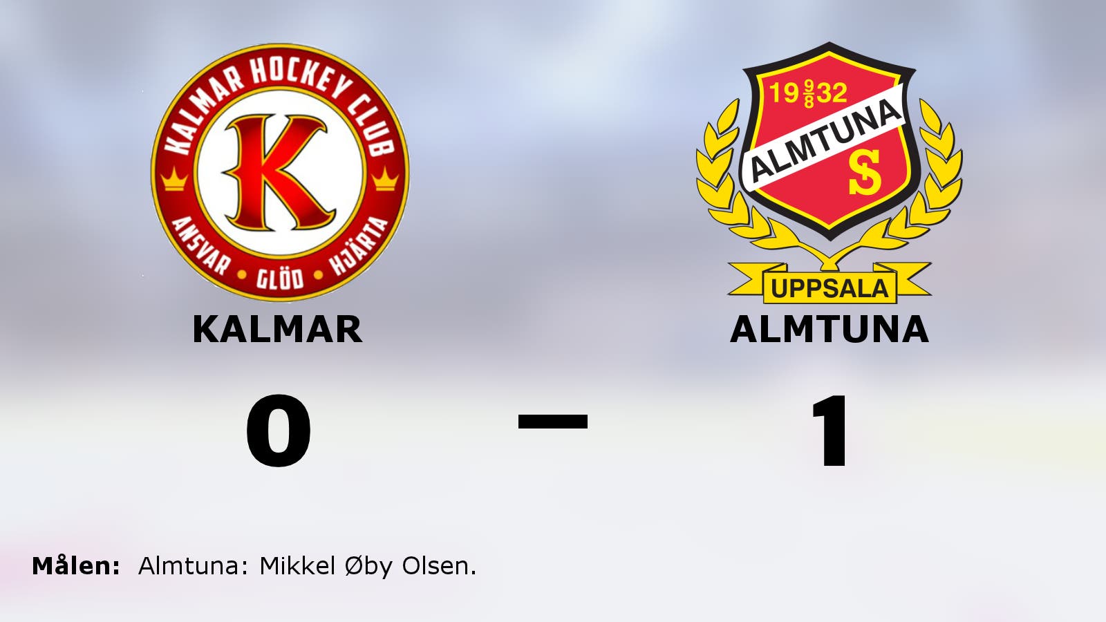 1–0-seger för Almtuna mot Kalmar – Mikkel Øby Olsen matchhjälte