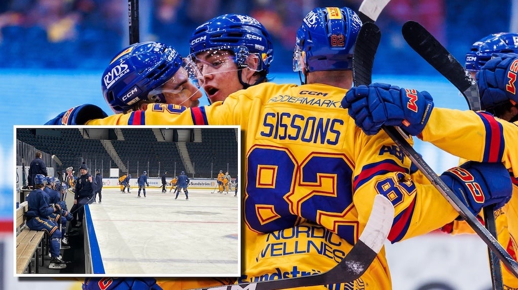 Djurgården Sissons Frondell träning Hovet