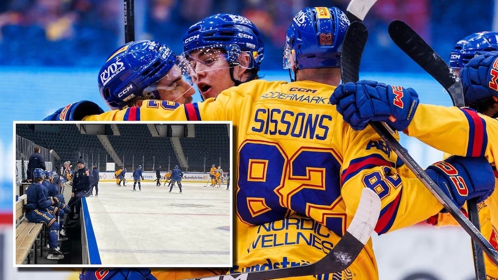 Djurgården Sissons Frondell träning Hovet