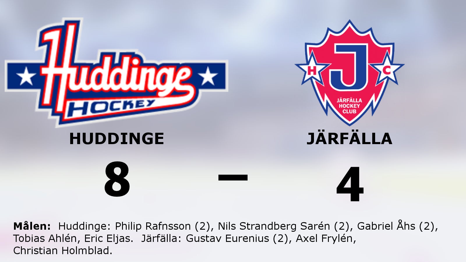 Seger för Huddinge mot Järfälla i hockeyettan södra