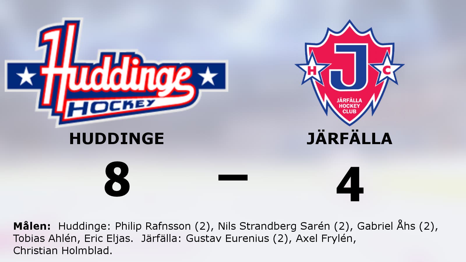 Seger för Huddinge mot Järfälla i hockeyettan södra